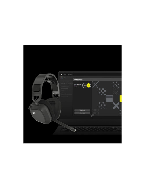 Corsair | Gaming Headset | HS80 Max | Bluetooth | Built-in microphone | Wireless | Steel Gray | Bluetooth | Over-Ear | Wireless