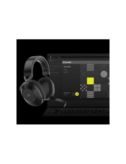 Corsair | Gaming Headset | HS65 | Wireless | Over-Ear | Microphone | Wireless | Carbon