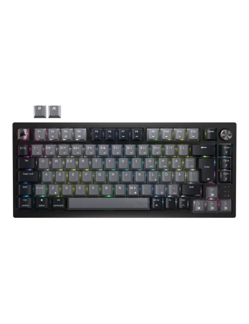 Corsair Keyboard | K65 PLUS | Mechanical Gaming Keyboard | Wireless | Nordic | Black | USB Type-A | CORSAIR MLX Red