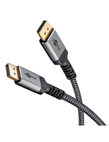 Goobay DisplayPort Cable 2.0/2.1, 80 Gbit/s | 75685 | DisplayPort to DisplayPort