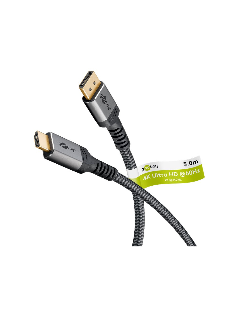 Goobay DisplayPort to HDMI Cable | 65271 | 5 m