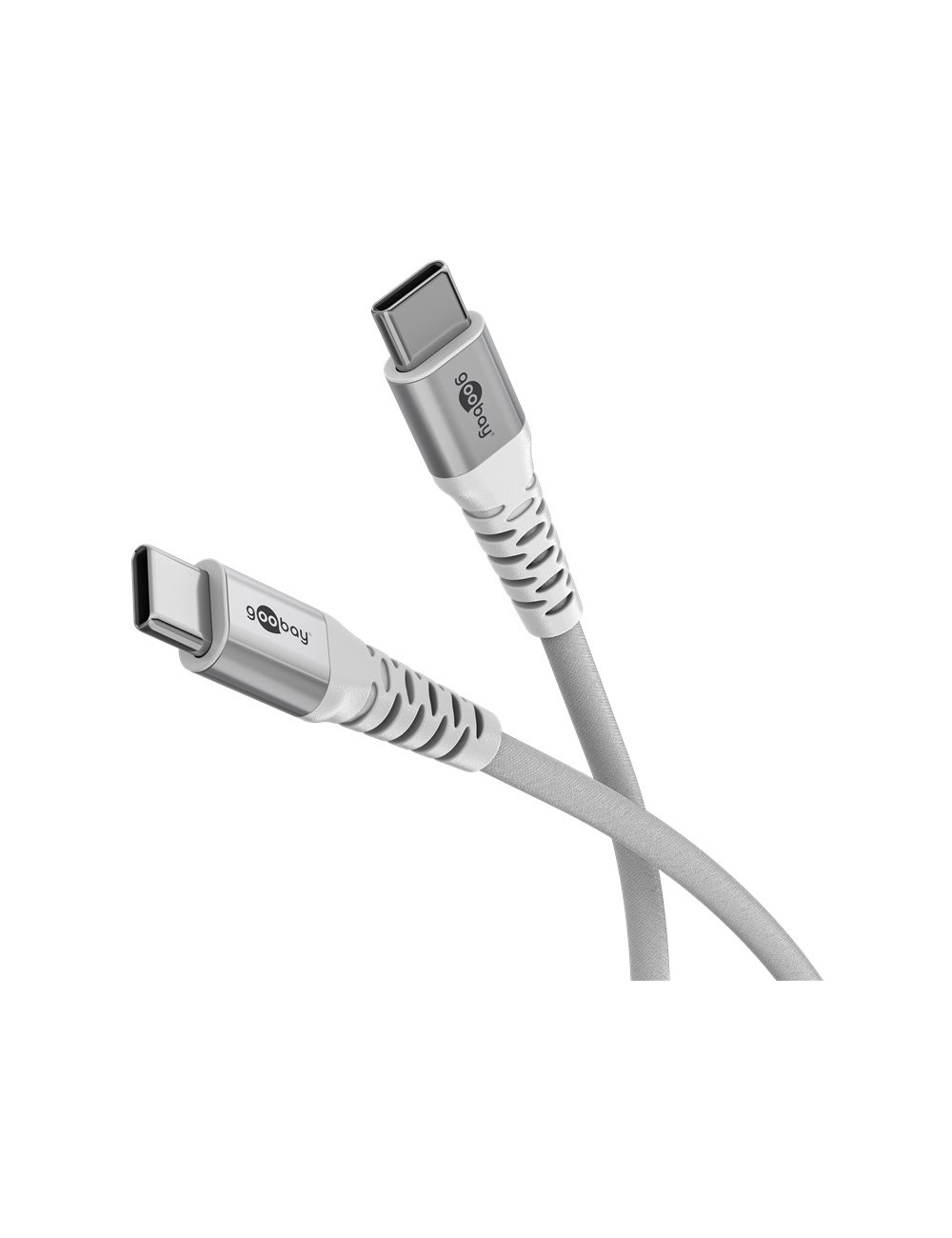 Goobay USB-C Supersoft Textile Cable with Metal Plugs | 70193