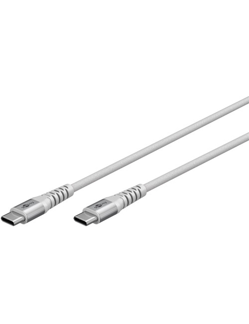Goobay USB-C Supersoft Textile Cable with Metal Plugs | 70193