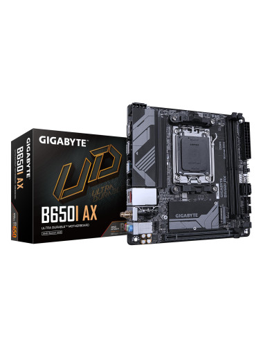 Mainboard|GIGABYTE|AMD B650|SAM5|Mini-ITX|Memory DDR5|Memory slots 2|B650IAX1.1