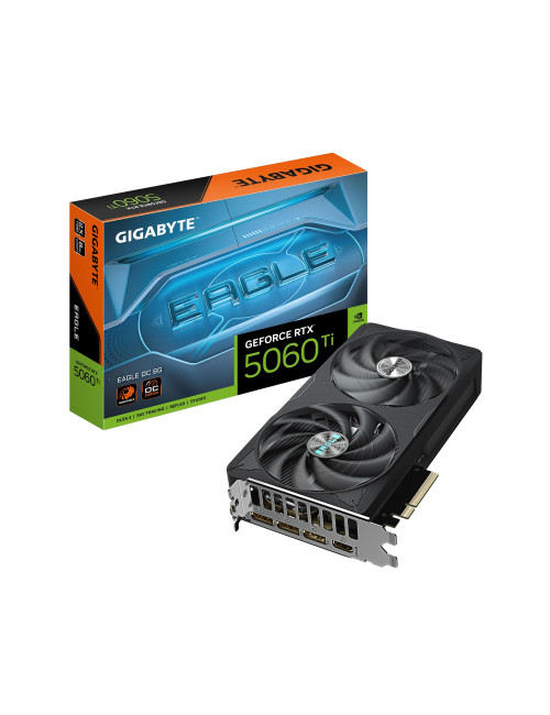 Graphics Card|GIGABYTE|NVIDIA GeForce RTX 5060 Ti|8 GB|GDDR7|128 bit|PCIE 5.0 16x|Dual Slot Fansink|GV-N506TEAGLEOC-8GD