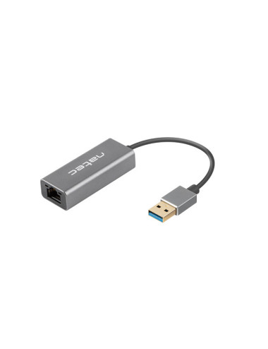 Natec Ethernet Adapter, Cricket USB 3.0, USB 3.0 to RJ45, Black | Natec | Ethernet Adapter Network Card | NNC-1924 Cricket USB 3