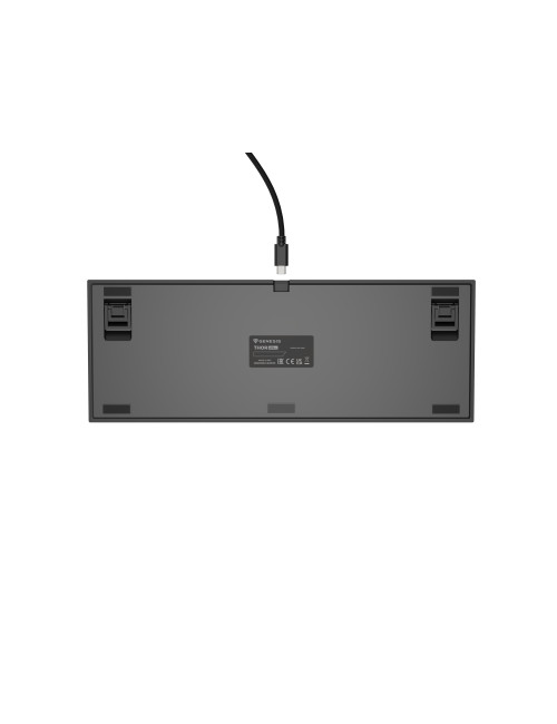 Genesis | Mechanical Gaming Keyboard | THOR 404 TKL RGB | Black | Mechanical Gaming Keyboard | Wired | US | USB Type-A | 1005 g 