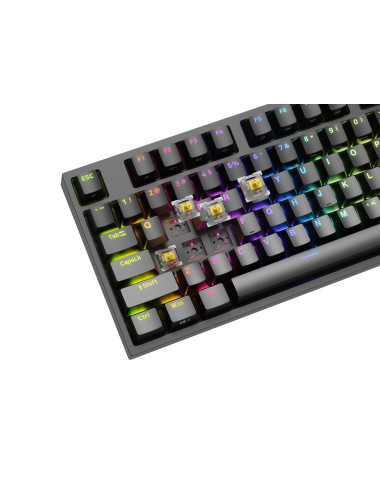 Genesis | Mechanical Gaming Keyboard | THOR 404 TKL RGB | Black | Mechanical Gaming Keyboard | Wired | US | USB Type-A | 1005 g 