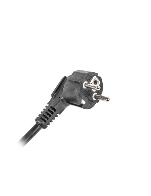 Lanberg Power Distribution Unit (PDU) 19" 1U 16A 2m 8x French Outlets | PDU-08E-0200-BK