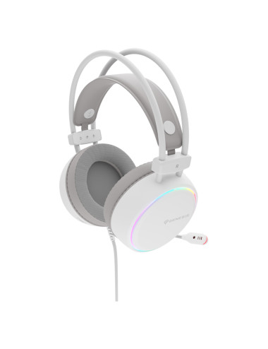 Genesis RGB Gaming Headset | Neon 613 G2 | Wired | Over-ear | Microphone | White