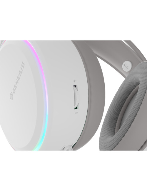 Genesis RGB Gaming Headset | Neon 613 G2 | Wired | Over-ear | Microphone | White