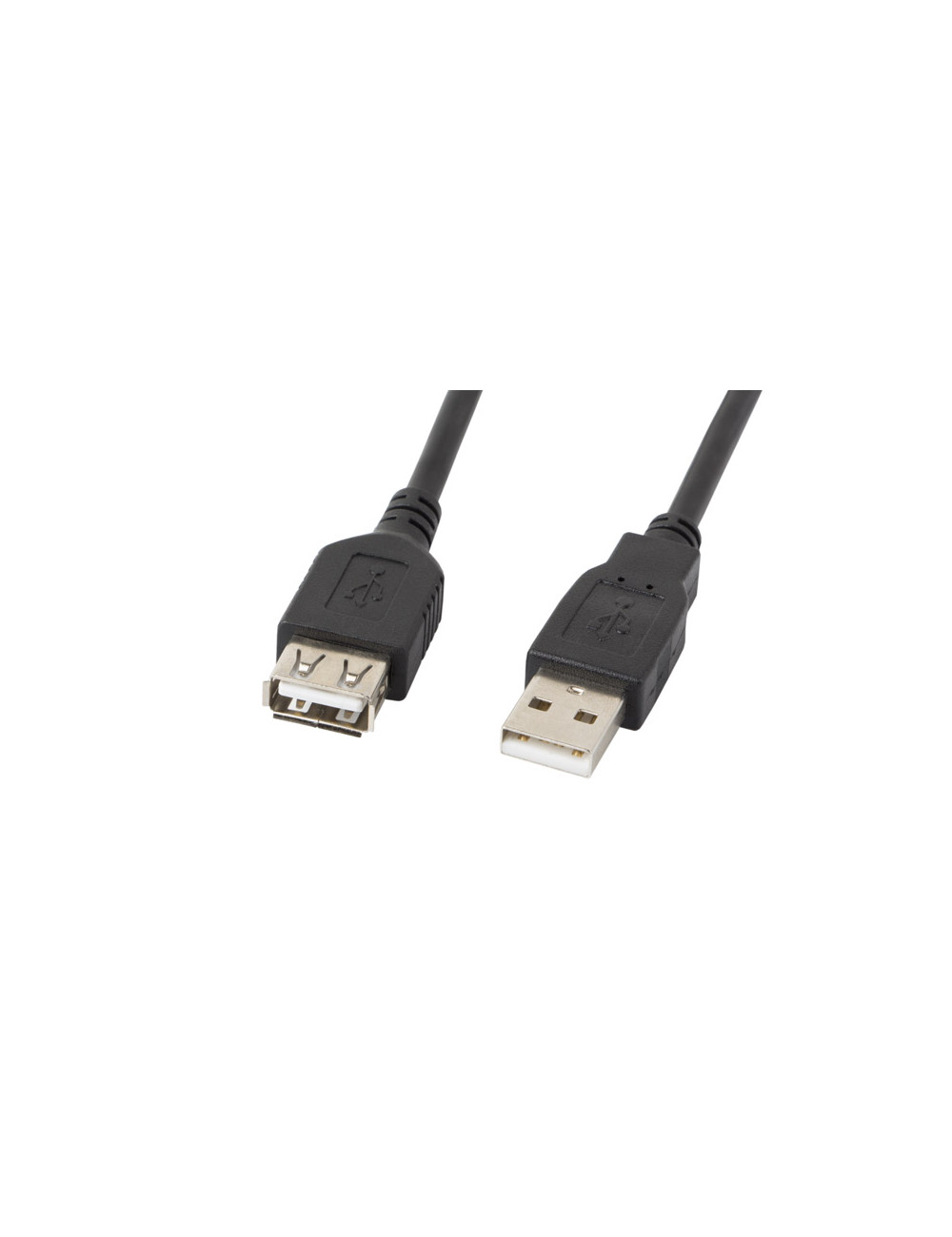 Lanberg Lanberg USB-A 2.0 Cable, 5 m | CA-USBE-10CC-0050-BK | USB Type-A to USB Type-A