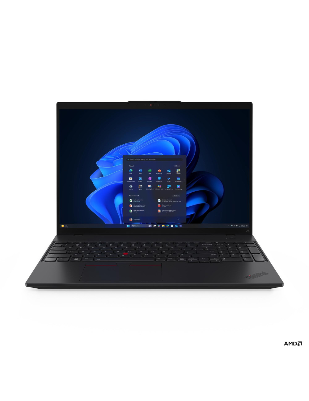 Lenovo ThinkPad L16 G2 (AMD) | Black | 16 " | IPS | WUXGA | 1920 x 1200 pixels | Anti-glare | AMD Ryzen 7 PRO | 250 | 32 GB | SO