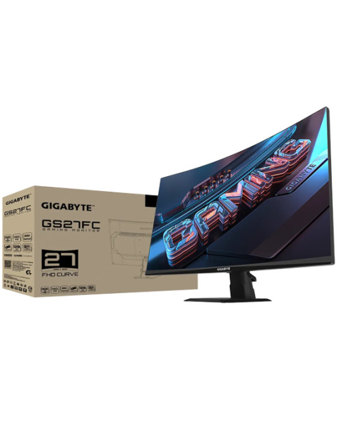 Gigabyte | Gaming Monitor | GS27FC EK1 | 27 " | VA | FHD | 16:9 | 180 Hz | 1 ms | 1920 x 1080 | 250 cd/m | HDMI ports quantity 2