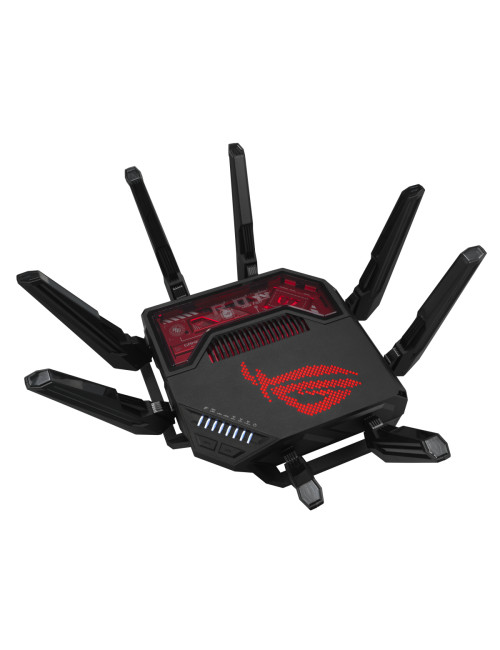 WiFi 7 Tri-band Gaming Router | ROG Rapture GT-BE19000 | 802.11ax | 10/100/1000 Mbit/s | Ethernet LAN (RJ-45) ports 1 | Mesh Sup