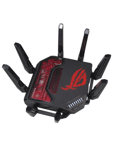 WiFi 7 Tri-band Gaming Router | ROG Rapture GT-BE19000 | 802.11ax | 10/100/1000 Mbit/s | Ethernet LAN (RJ-45) ports 1 | Mesh Sup