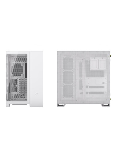 Corsair Dual Chamber PC Case | iCUE LINK 6500X RGB | White | Mid Tower | Power supply included No | ATX