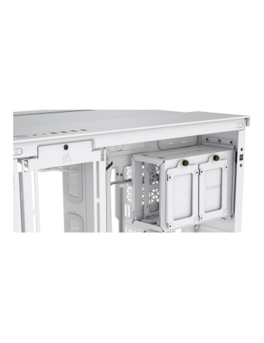 Corsair Dual Chamber PC Case | iCUE LINK 6500X RGB | White | Mid Tower | Power supply included No | ATX