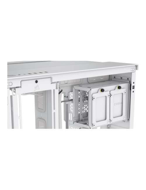 Corsair Dual Chamber PC Case | iCUE LINK 6500X RGB | White | Mid Tower | Power supply included No | ATX