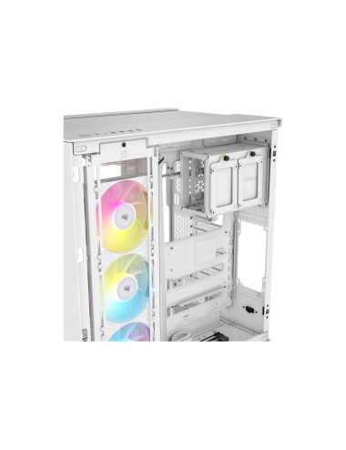 Corsair Dual Chamber PC Case | iCUE LINK 6500X RGB | White | Mid Tower | Power supply included No | ATX