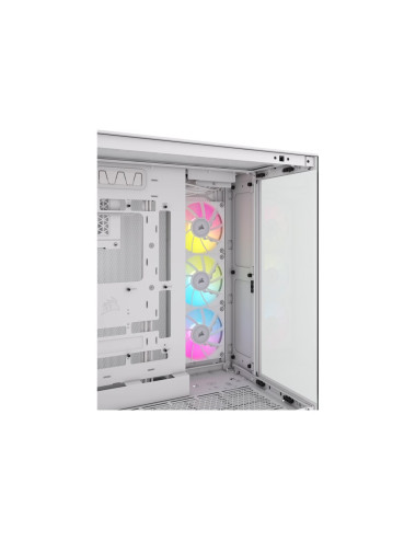 Corsair Dual Chamber PC Case | iCUE LINK 6500X RGB | White | Mid Tower | Power supply included No | ATX