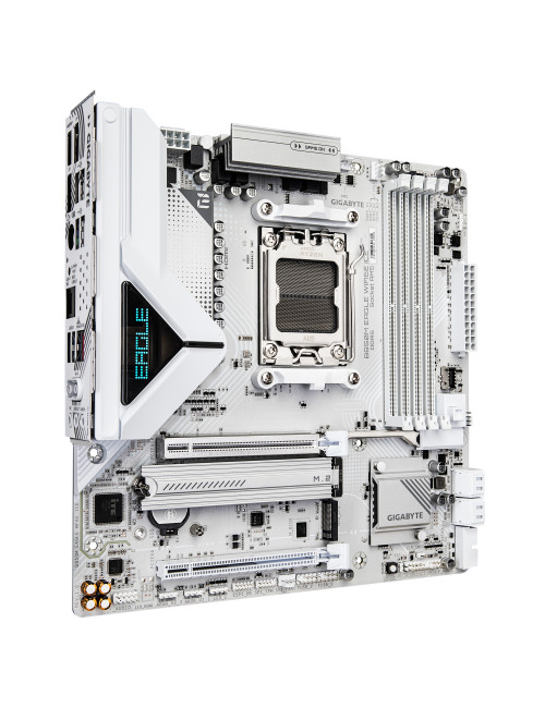 Gigabyte B850M EAGLE WF6E ICE | Processor family AMD | Processor socket AM5 | DDR5 | Supported hard disk drive interfaces SATA, 