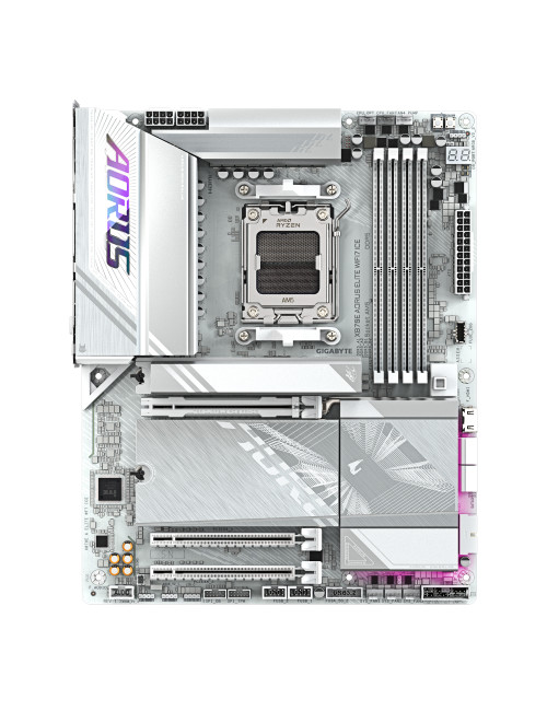 Gigabyte X870E AORUS ELITE WIFI7 ICE | Processor family AMD | Processor socket AM5 | DDR5 | Supported hard disk drive interfaces