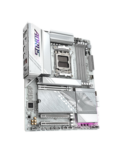 Gigabyte X870E AORUS ELITE WIFI7 ICE | Processor family AMD | Processor socket AM5 | DDR5 | Supported hard disk drive interfaces