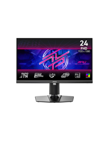 LCD Monitor|MSI|MPG 242R X60N|24.1"|Gaming/USB Hub|Panel TN|1920x1080|16:9|600 Hz|0.1 ms|MPG242RX60N