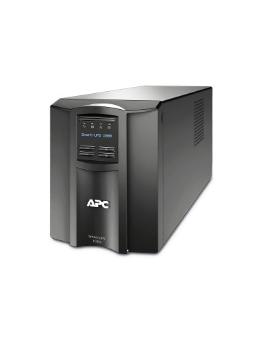 Schneider Electric APC Smart-UPS, Tower, 8x IEC C13 outlets, SmartConnect Port+SmartSlot, AVR, LCD | SMT1000IC | 1000 VA | 700 W