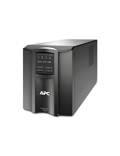 Schneider Electric APC Smart-UPS, Tower, 8x IEC C13 outlets, SmartConnect Port+SmartSlot, AVR, LCD | SMT1000IC | 1000 VA | 700 W
