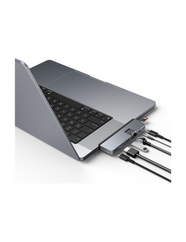 Hyper | HyperDrive DUO PRO 7-in-2 USB-C Hub for MacBook Air/Pro 2016-2020 | Ethernet LAN (RJ-45) ports 1 | HDMI ports quantity 1