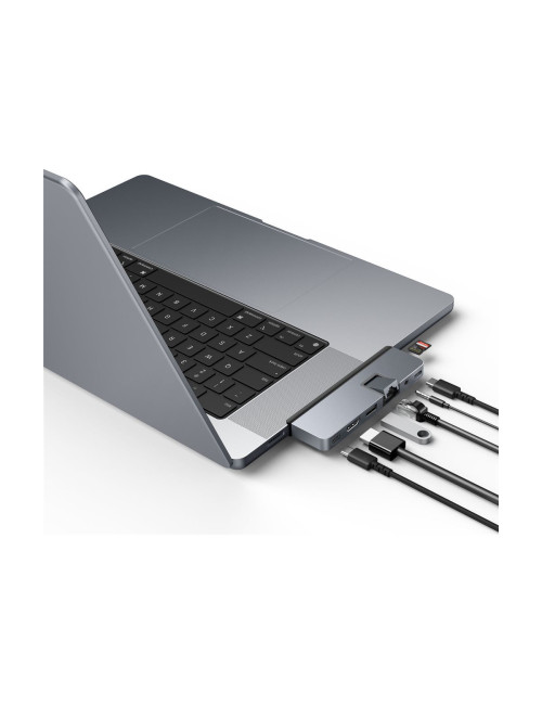 Hyper | HyperDrive DUO PRO 7-in-2 USB-C Hub for MacBook Air/Pro 2016-2020 | Ethernet LAN (RJ-45) ports 1 | HDMI ports quantity 1