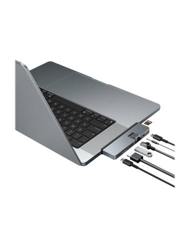 Hyper | HyperDrive DUO PRO 7-in-2 USB-C Hub for MacBook Air/Pro 2016-2020 | Ethernet LAN (RJ-45) ports 1 | HDMI ports quantity 1