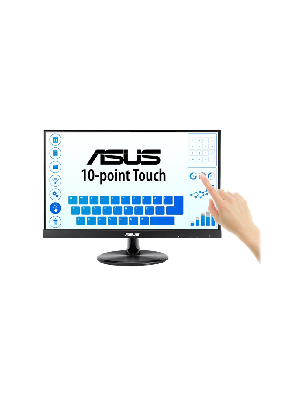 Asus VT229H | 21.5 " | IPS | 16:9 | 60 Hz | 5 ms | 1920 x 1080 pixels | 250 cd/m | HDMI ports quantity 1