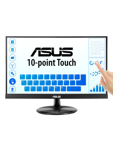 Asus VT229H | 21.5 " | IPS | 16:9 | 60 Hz | 5 ms | 1920 x 1080 pixels | 250 cd/m | HDMI ports quantity 1