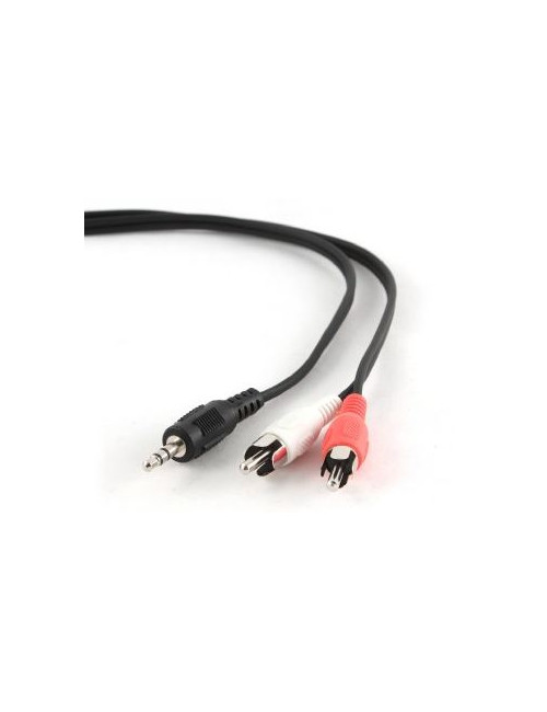 Cablexpert | 2.5m, 3.5mm/2xRCA, M/M | 3.5mm | 2 x RCA