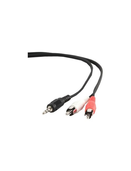 Cablexpert | 2.5m, 3.5mm/2xRCA, M/M | 3.5mm | 2 x RCA