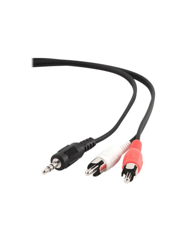Cablexpert | 2.5m, 3.5mm/2xRCA, M/M | 3.5mm | 2 x RCA