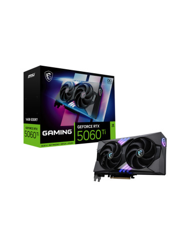MSI GeForce RTX 5060 Ti 16G GAMING OC | NVIDIA | 16 GB | GeForce RTX 5060 Ti | GDDR7 | HDMI ports quantity 1 | PCI Express Gen 5