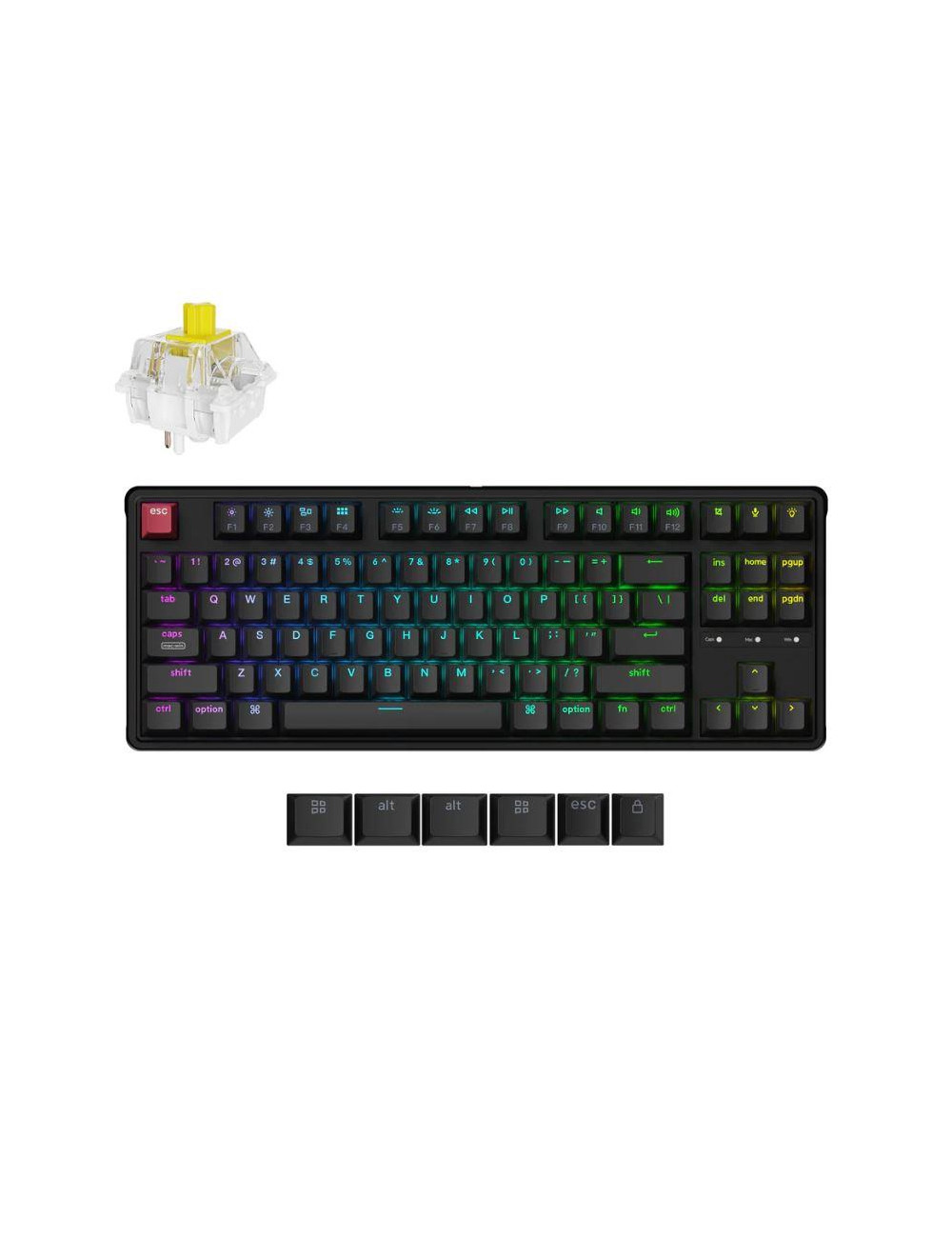 KEYBOARD WIRED C3 PRO RGB/RETRO C3PX-H1 KEYCHRON