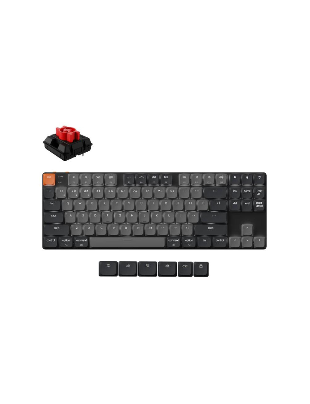 KEYBOARD WRL K1/BLACK K1X-A1 KEYCHRON