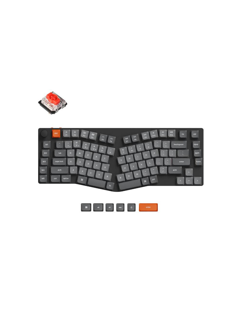 KEYBOARD WRL K15 MAX/BLACK K15M-A1 KEYCHRON