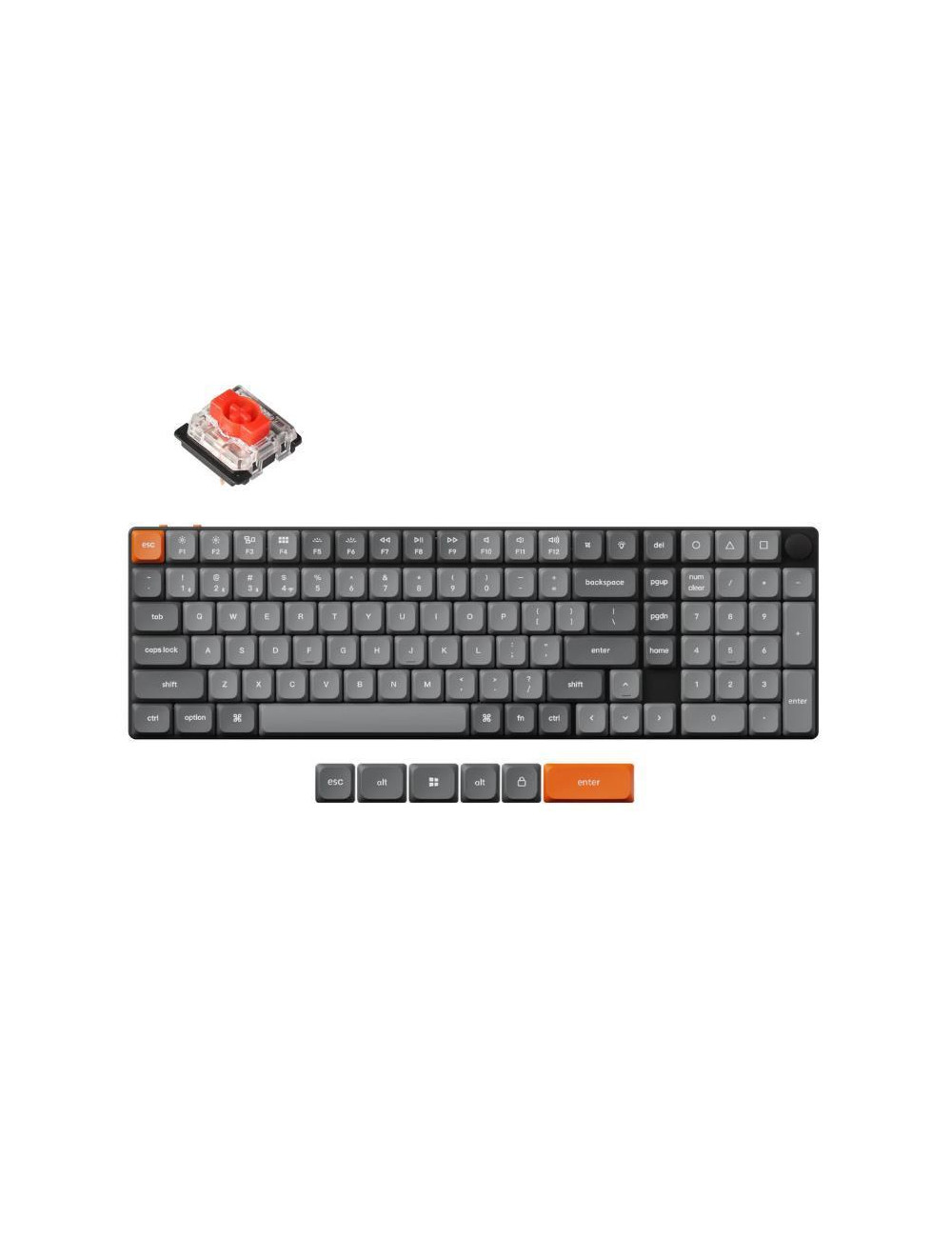 KEYBOARD WRL K17 MAX RGB/BLACK K17M-B1 KEYCHRON