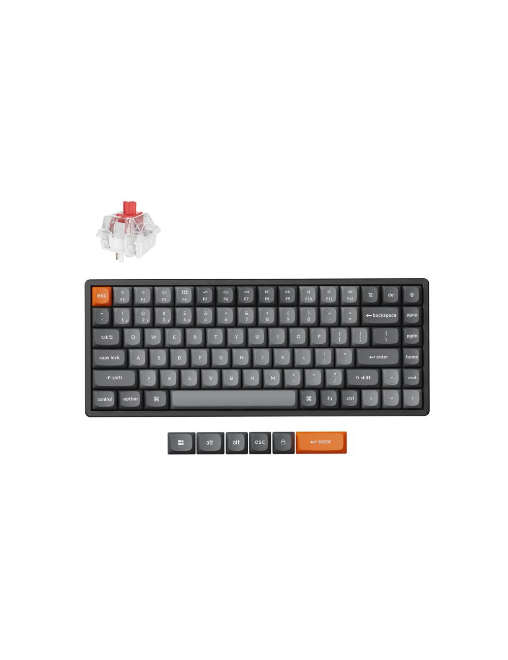 KEYBOARD WRL K2 MAX RGB/BLACK K2M-J1 KEYCHRON