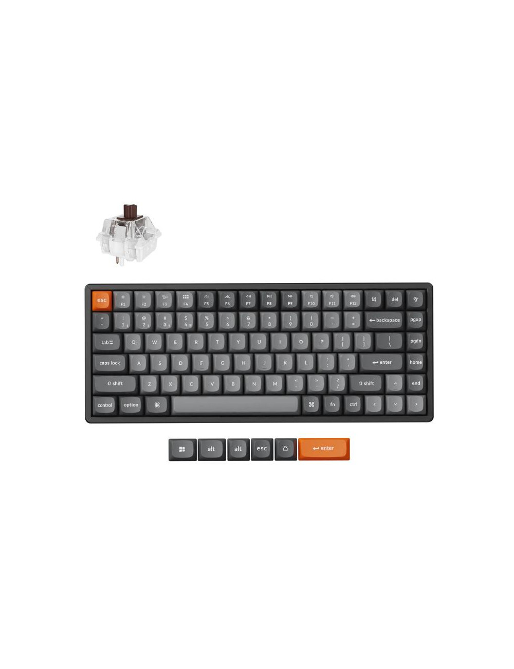 KEYBOARD WRL K2 MAX RGB/BLACK K2M-J3 KEYCHRON