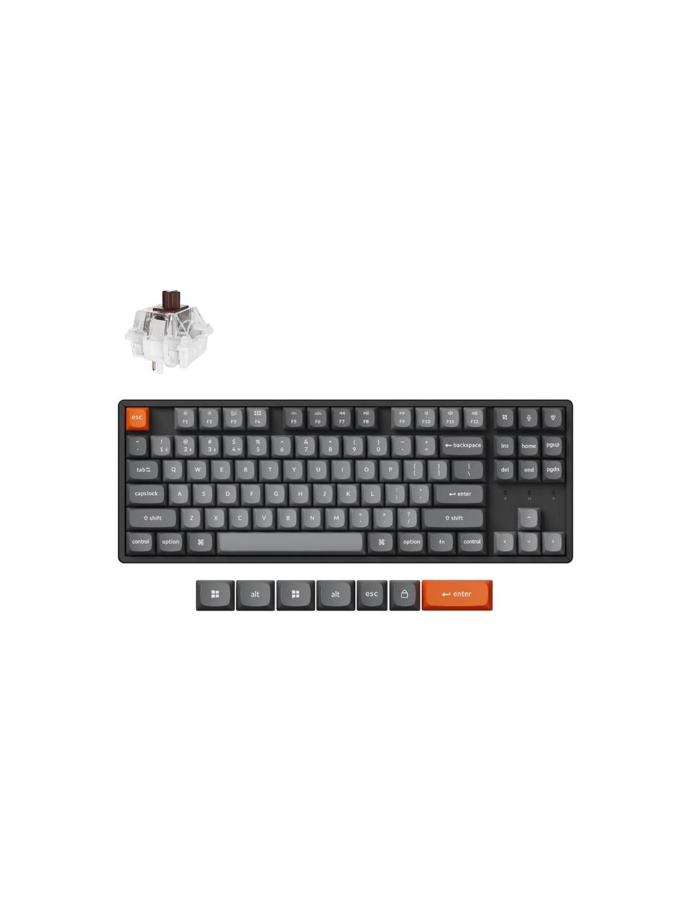 KEYBOARD WRL K8 MAX RGB/BLACK K8M-J3 KEYCHRON