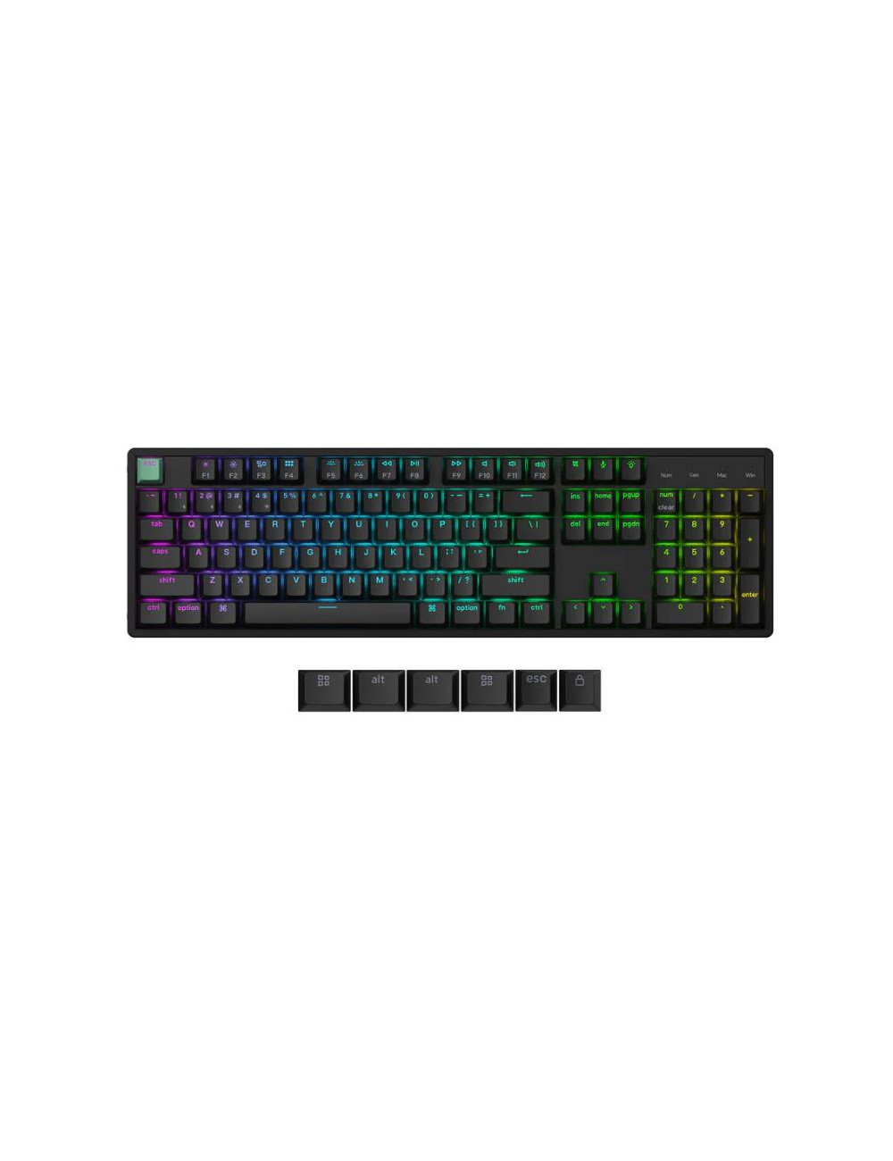 KEYBOARD WRL K10 HE/BLACK K10H-J1 KEYCHRON