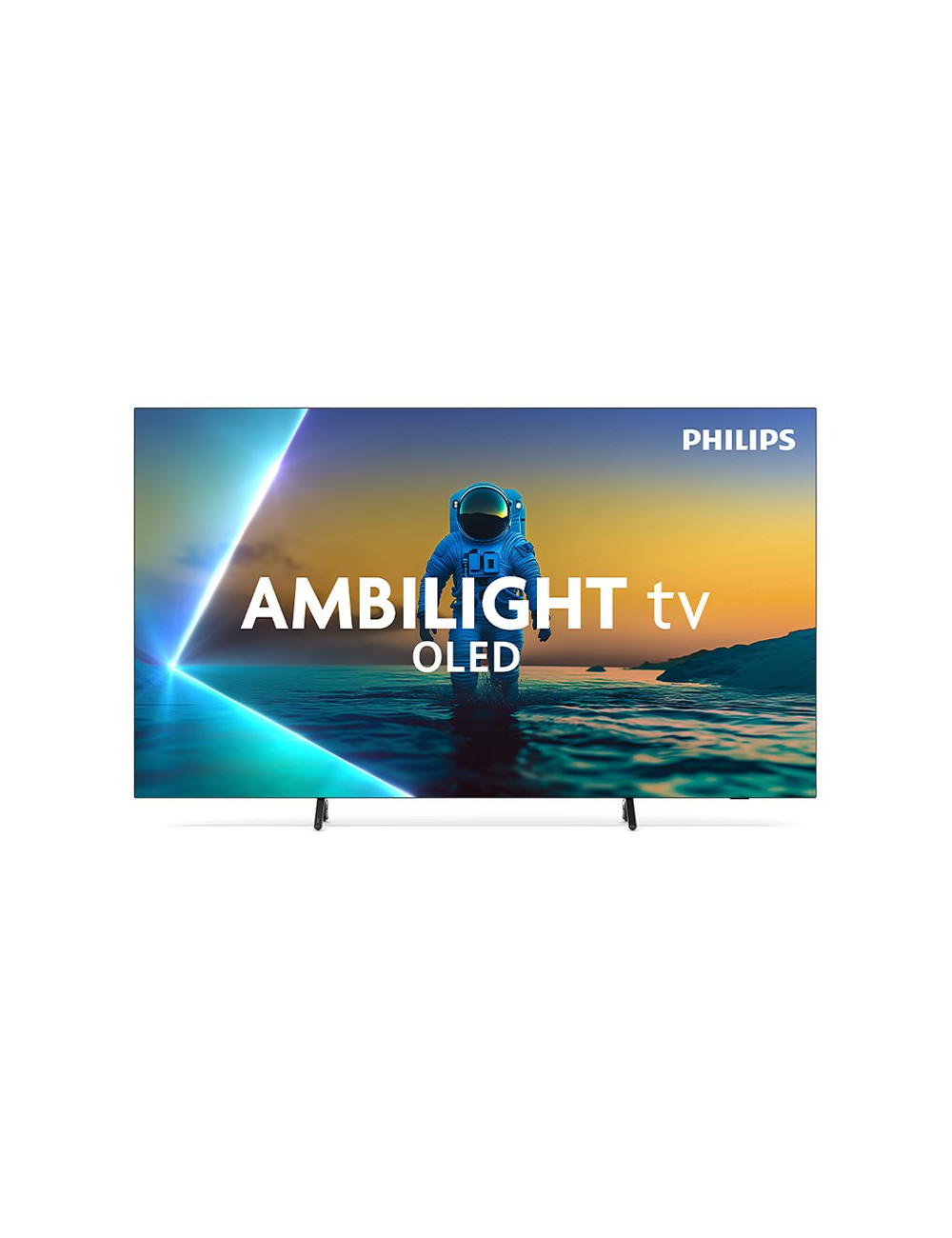 Philips OLED 4K Ambilight TV | 77OLED820/12 | 77 | Smart TV | Google TV | Grey