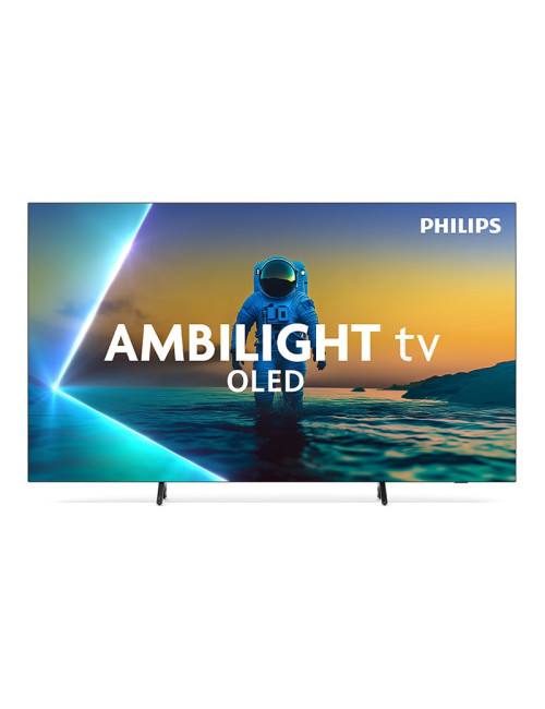 Philips OLED 4K Ambilight TV | 77OLED820/12 | 77 | Smart TV | Google TV | Grey